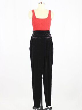 AKRIS Dark Purple Velvet Asymmetrical Overlay Jodhpur Legging Pants, Size 6